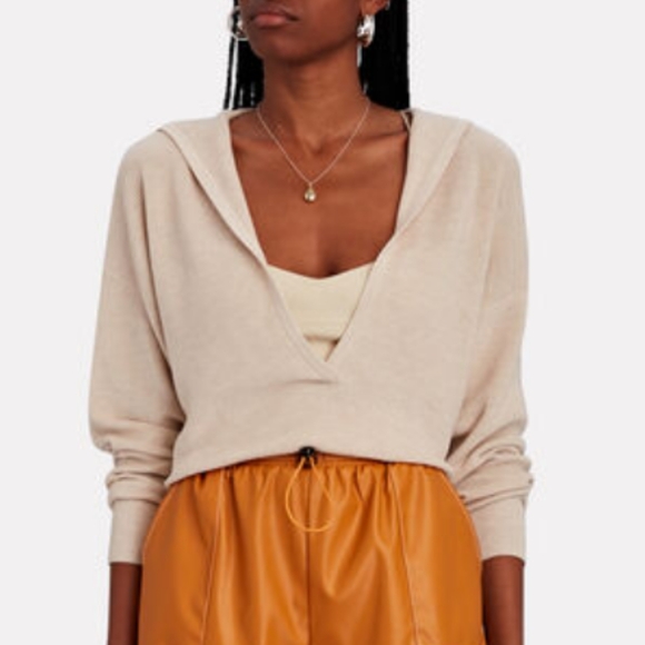 INTERMIX Julie Cashmere-And-Silk-Blend Sweater - Picture 1 of 8